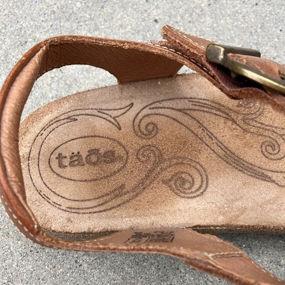 Women’s Brown Leather Taos Sandals Size EU 39 - Picture 2 of 9